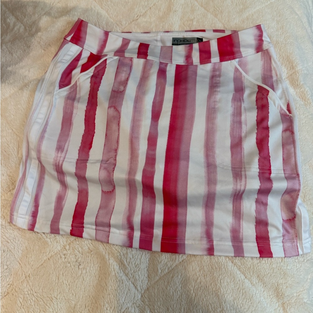 InPhorm Striped Pink and White Women's Skirt